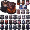 30pcs Skull Face Mask For Summer Work Halloween Motorcycle Neck Gaiter Bulk Seamless Headwear Balaclava Face Covers