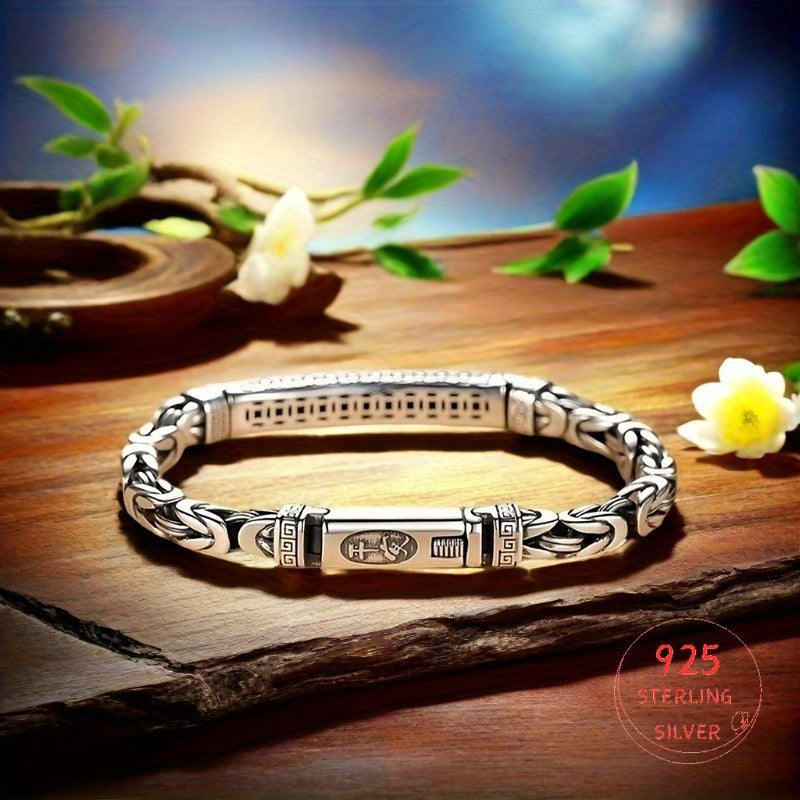 [925 Pure Silver Bracelet] S925 Sterling Silver  Bracelet, a Modern and Light Luxury Style Bracelet for Women, Elegant and Versatile