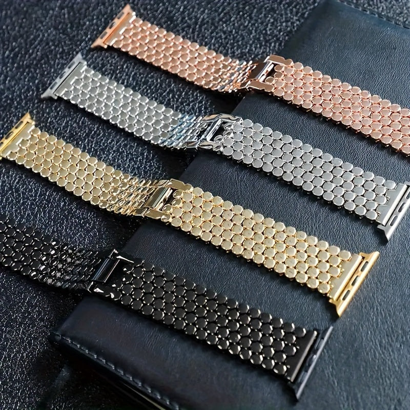 for APPLE Watch Band Series Ultra2 9 8 7 6 5 4 SE 2 1 Stainless Steel Metal iWatch Band Stra+Tool