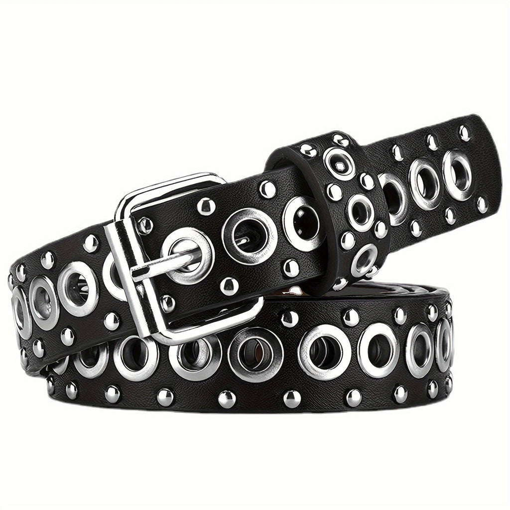 Punk Style Rivet Belt For Men And Women, Ideal choice for Gifts, Father's Day Gift