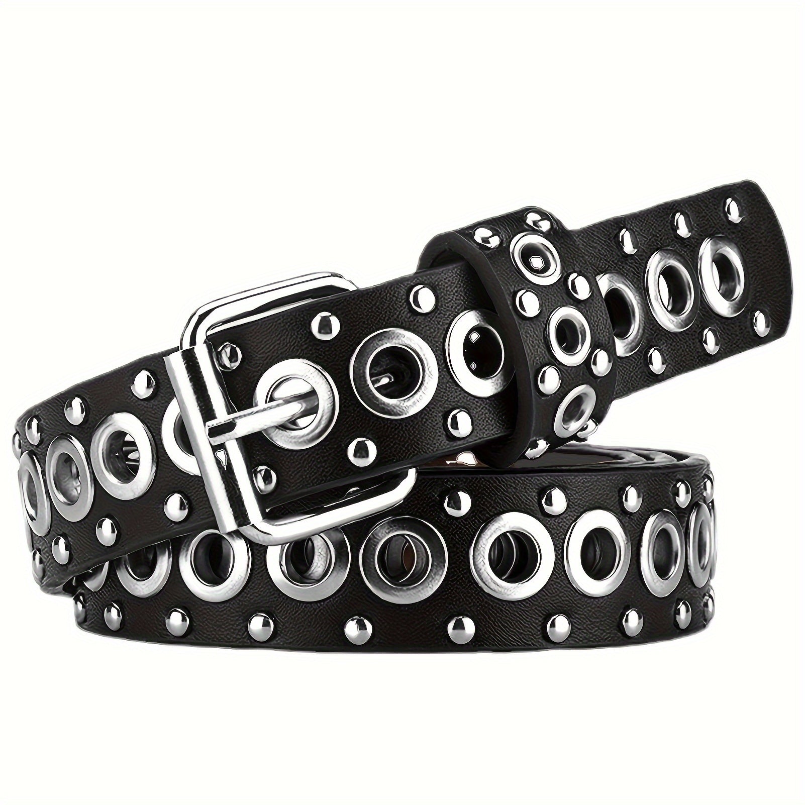 Punk Style Rivet Belt For Men And Women, Ideal choice for Gifts, Father's Day Gift