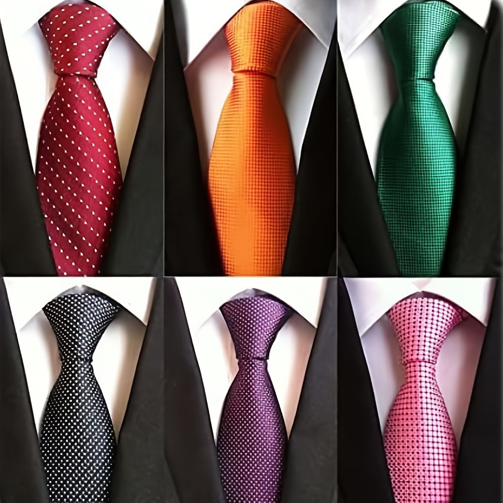 Men's Formal Tie Six Colors in a Bundle