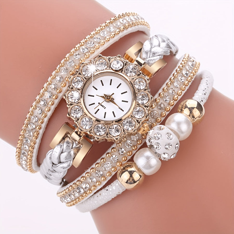 Luxury Golden PU Leather Watches for Women Dress Creative Watches Casual Women Bracelet Wristwatch Clock Gift Relogio Feminino