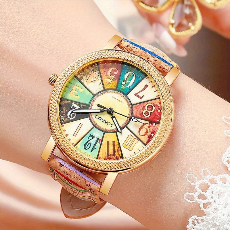 Fashion Colorful Casual Daily Watches Quartz Watch, Diverse Styles And Innovative Designs Fashion Analog Wrist Watch, Match Different Daily Outfits, Birthday Christmas New Year Gifts