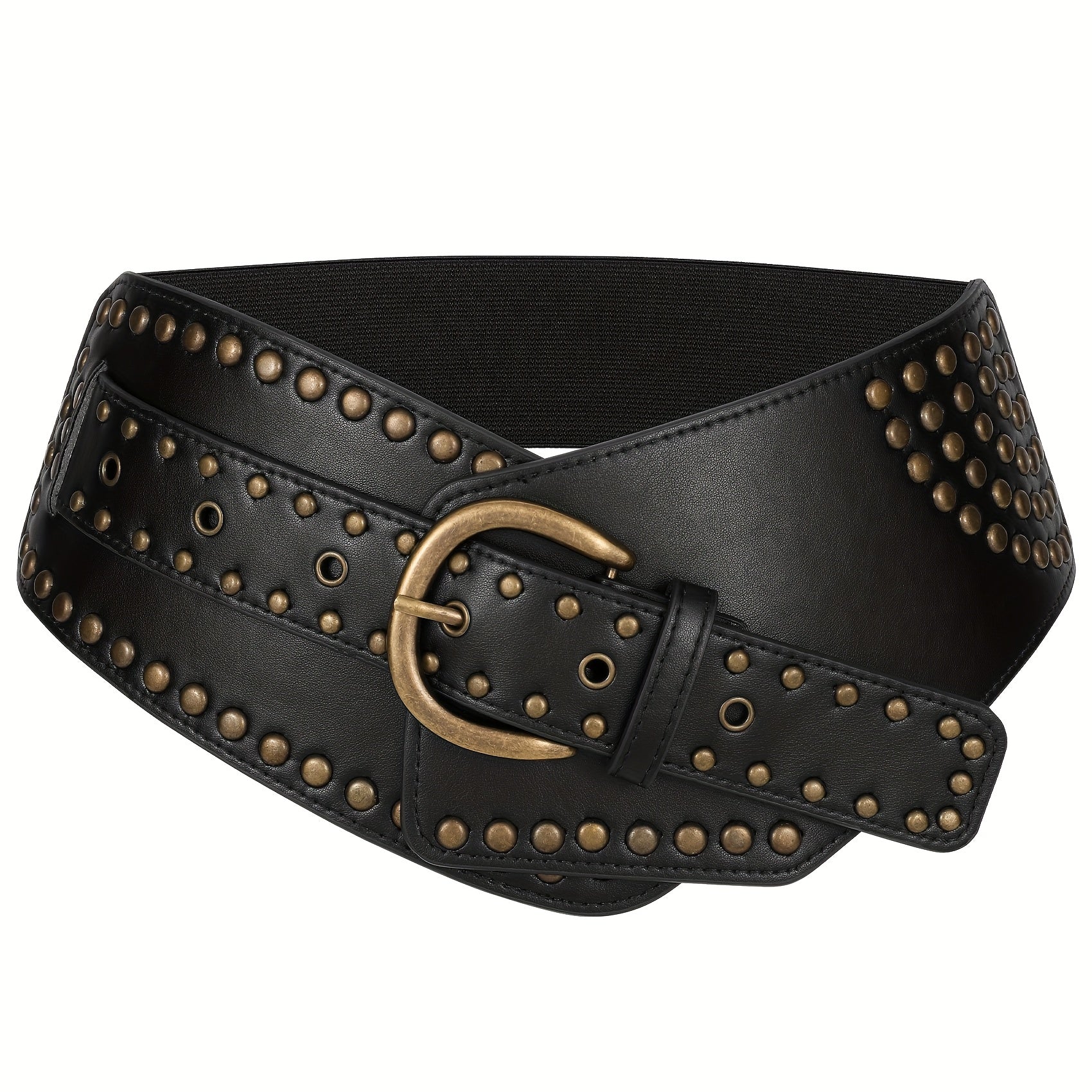 SUOSDEY 1pc Vintage Women's Wide Belt to Match Dress Festival Accessory