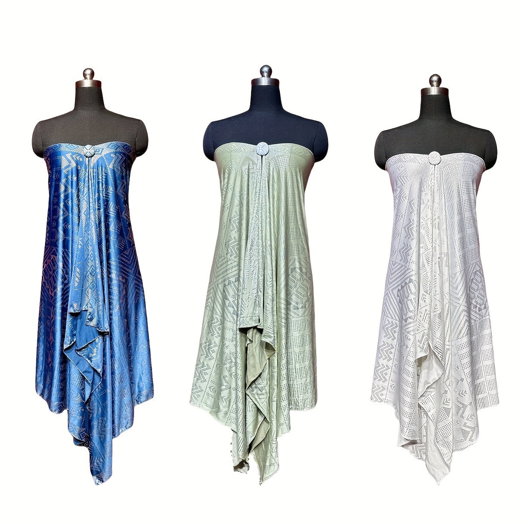 Elegant 3pcs Set: Soft & Stretchy Milk Fiber Shawls for Women - Warm, Windproof Scarves with Gift Buckle - Perfect for Fall/Winter Travel & Casual Outings