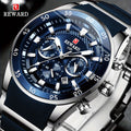 [Luxury Men Watch] Reward Luxury Brand Men Watches | Luminous Sport Chronograph Silicone Male Watch, Ideal Choice for Gifts