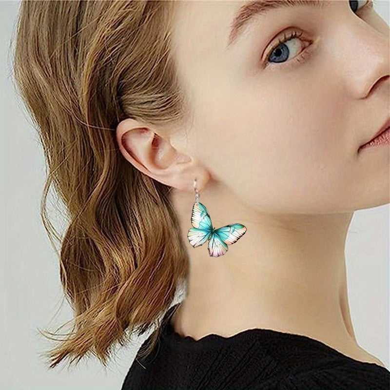 18pcs/9 Pairs of Colorful Elegant Colorful Pendant Earrings Set, Stylish Earrings Everyday And Banquet Occasions- All Seasons, Gifts