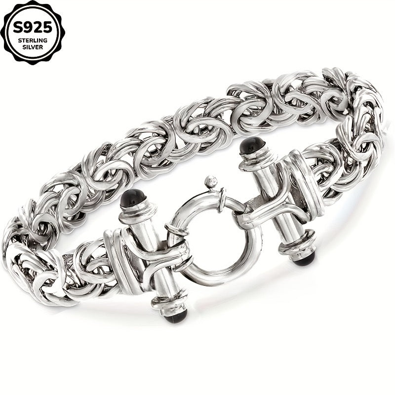 925 Sterling Silver Classic Women's Bracelet | Event/ Graduation/ Valentine's Day Exclusive Jewelry, Special Occasion Gift Box, Gratitude Gift, Suitable as a Birthday, Christmas Gift or as a Graduation Gift for Loved Ones.