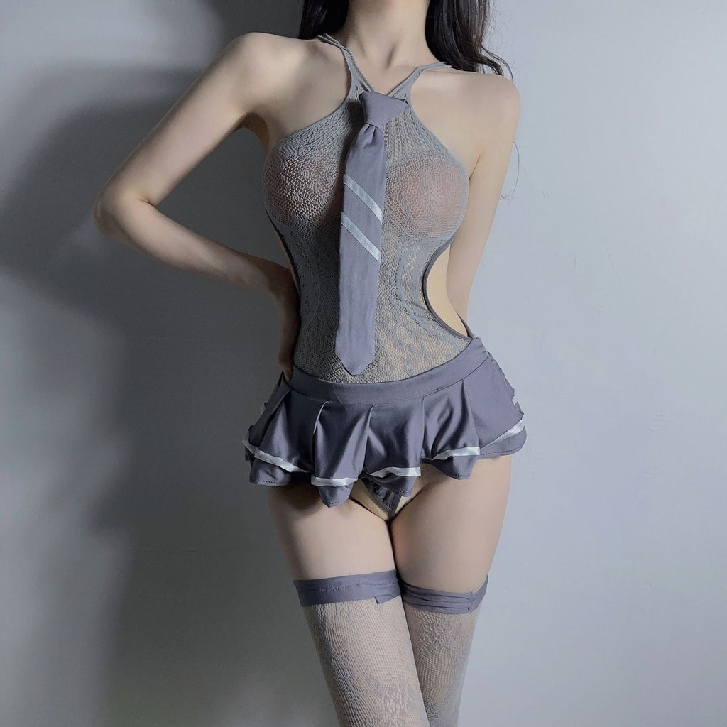 T-2102 Cute preppy style perspective temptation Siamese JK group